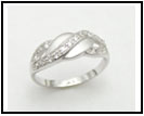 prstenje - prsten cirkon belo zlato
